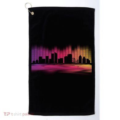 Music Skyline Golf Towel