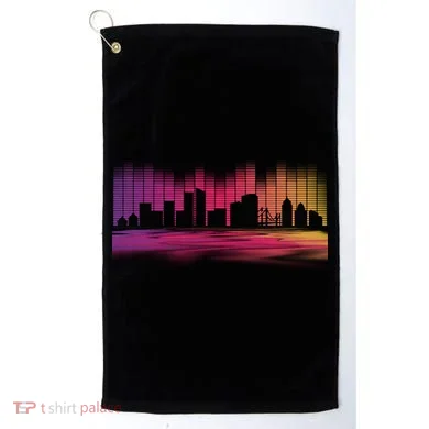 Music Skyline Golf Towel