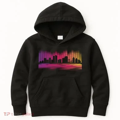 Music Skyline Kids Hoodie
