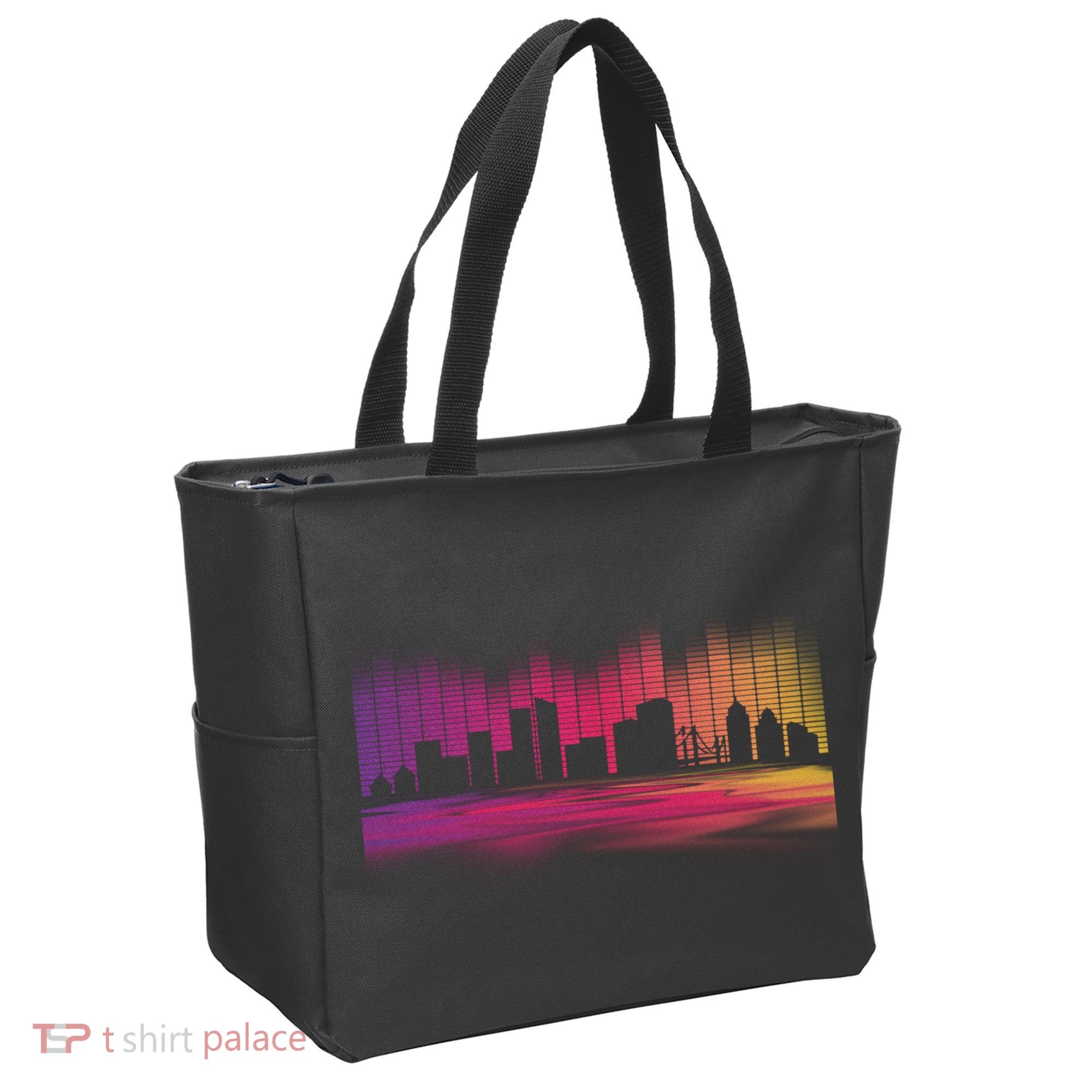 Music Skyline Tote Bag