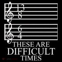 Music Teacher These Are Difficult Times Visor thumb 3