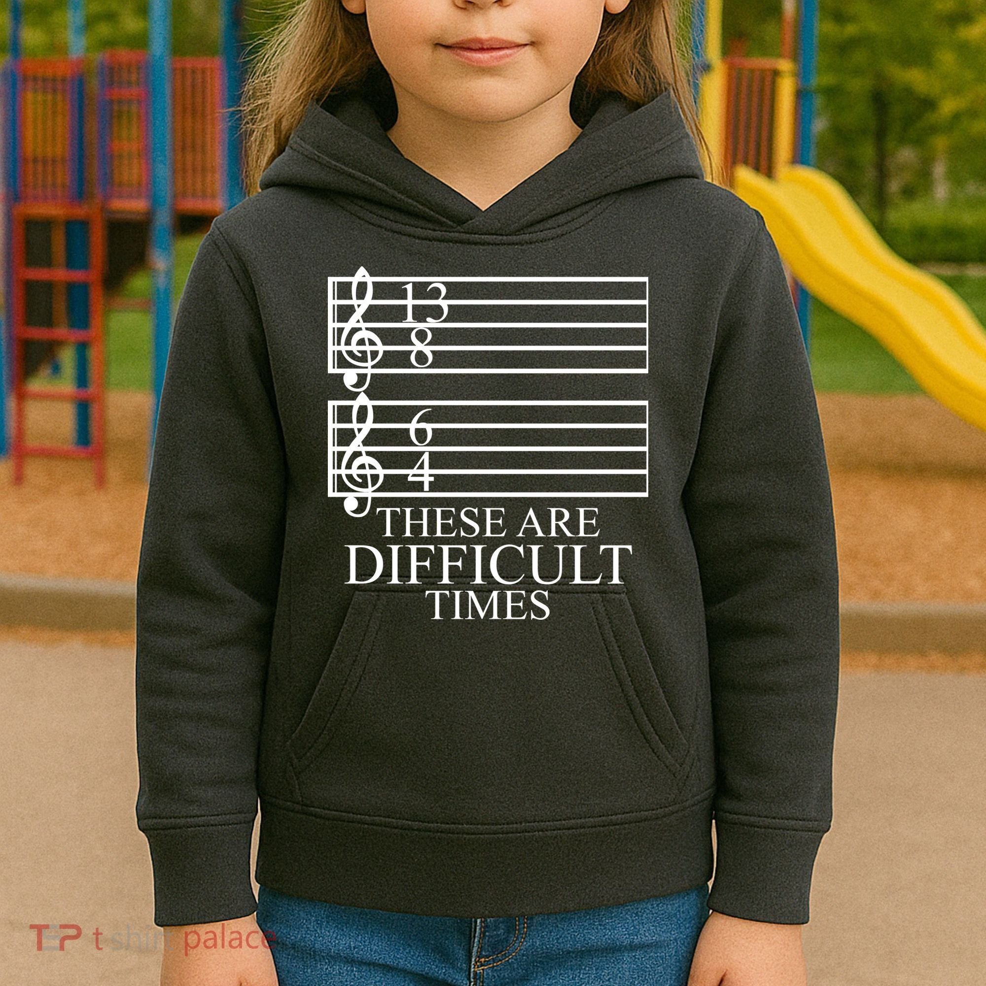 Music Teacher These Are Difficult Times Kids Hoodie