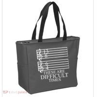 Music Teacher These Are Difficult Times Tote Bag thumb 2