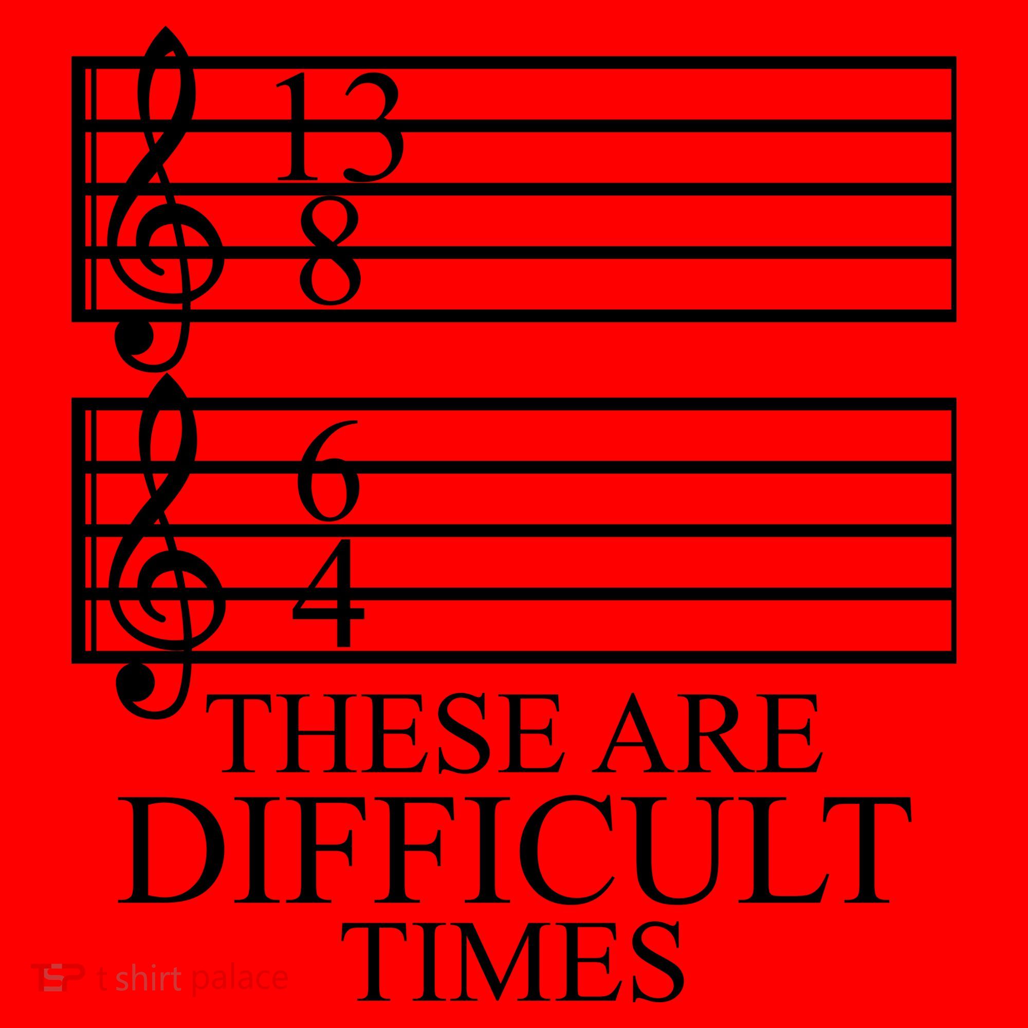 Music Teacher These Are Difficult Times Santa Hat