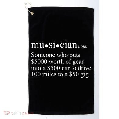 Musician Definition Golf Towel