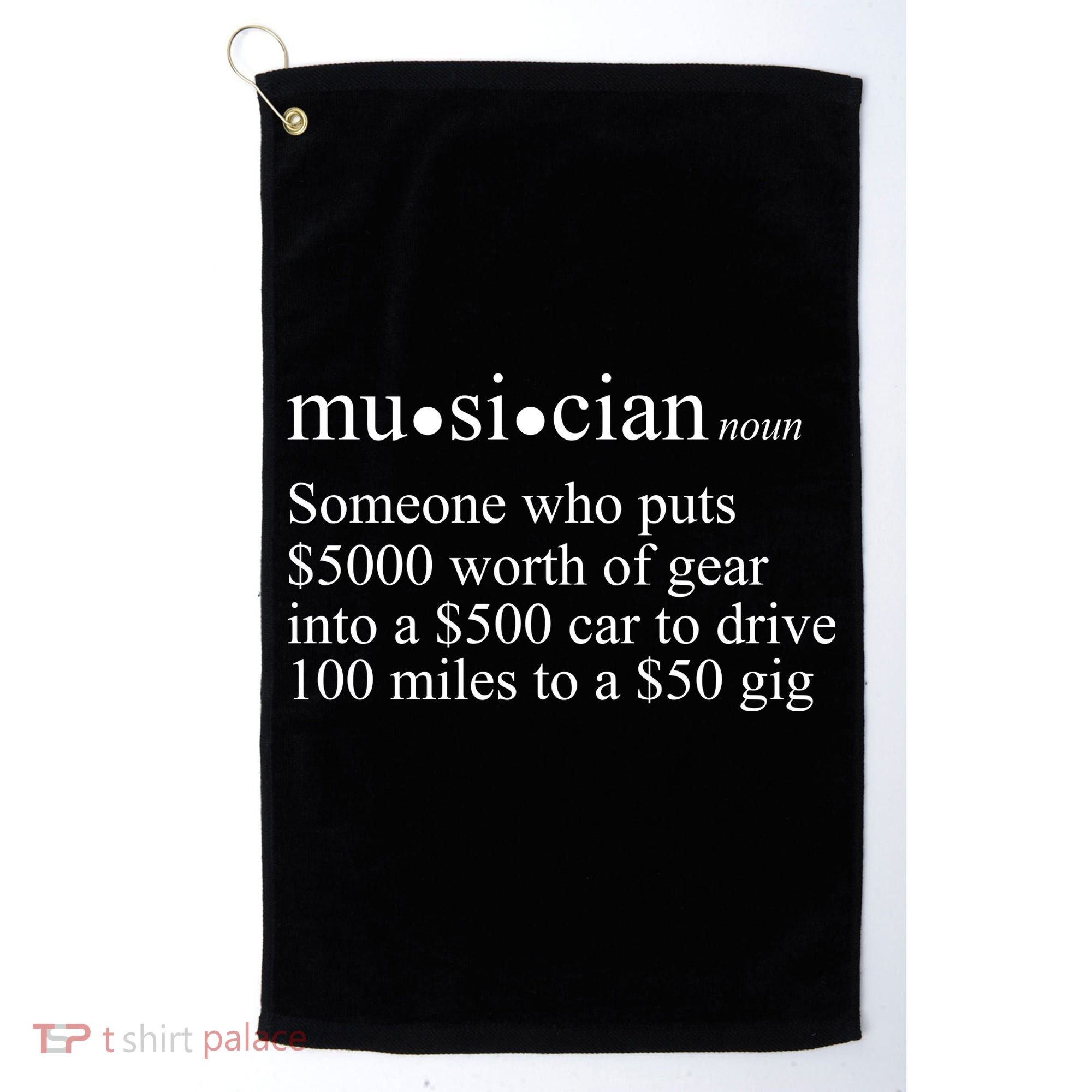 Musician Definition Golf Towel