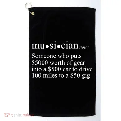 Musician Definition Golf Towel