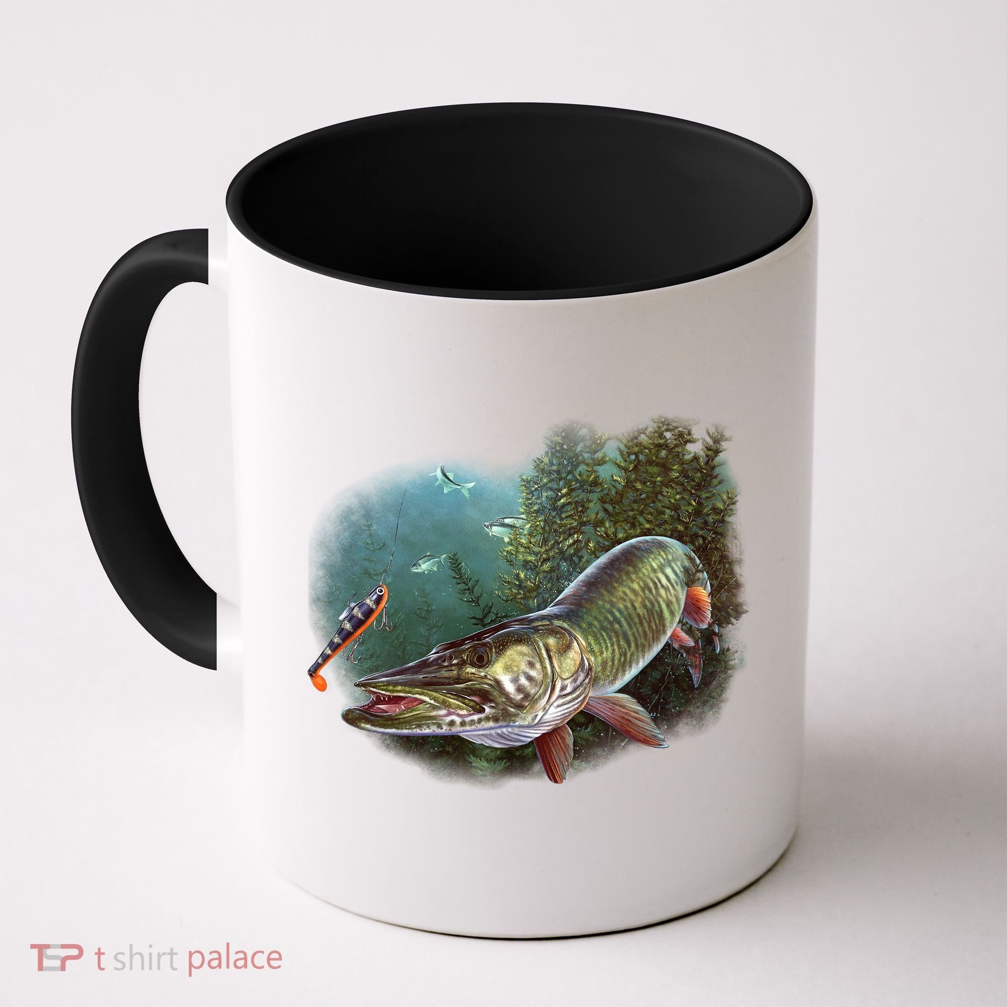 Musky Chase Fishing Coffee Mug