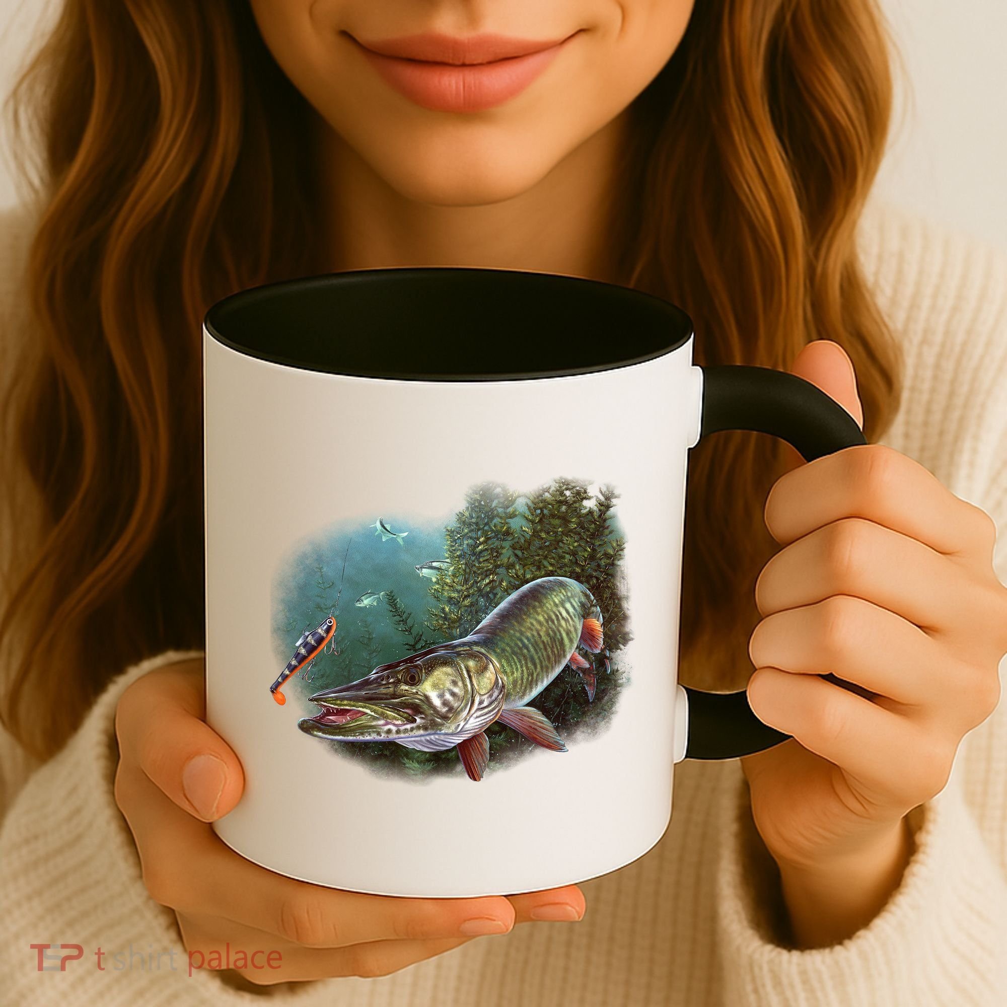 Musky Chase Fishing Coffee Mug
