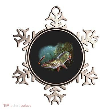Musky Chase Fishing Ornament