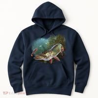 Musky Chase Fishing Hoodie thumb 0