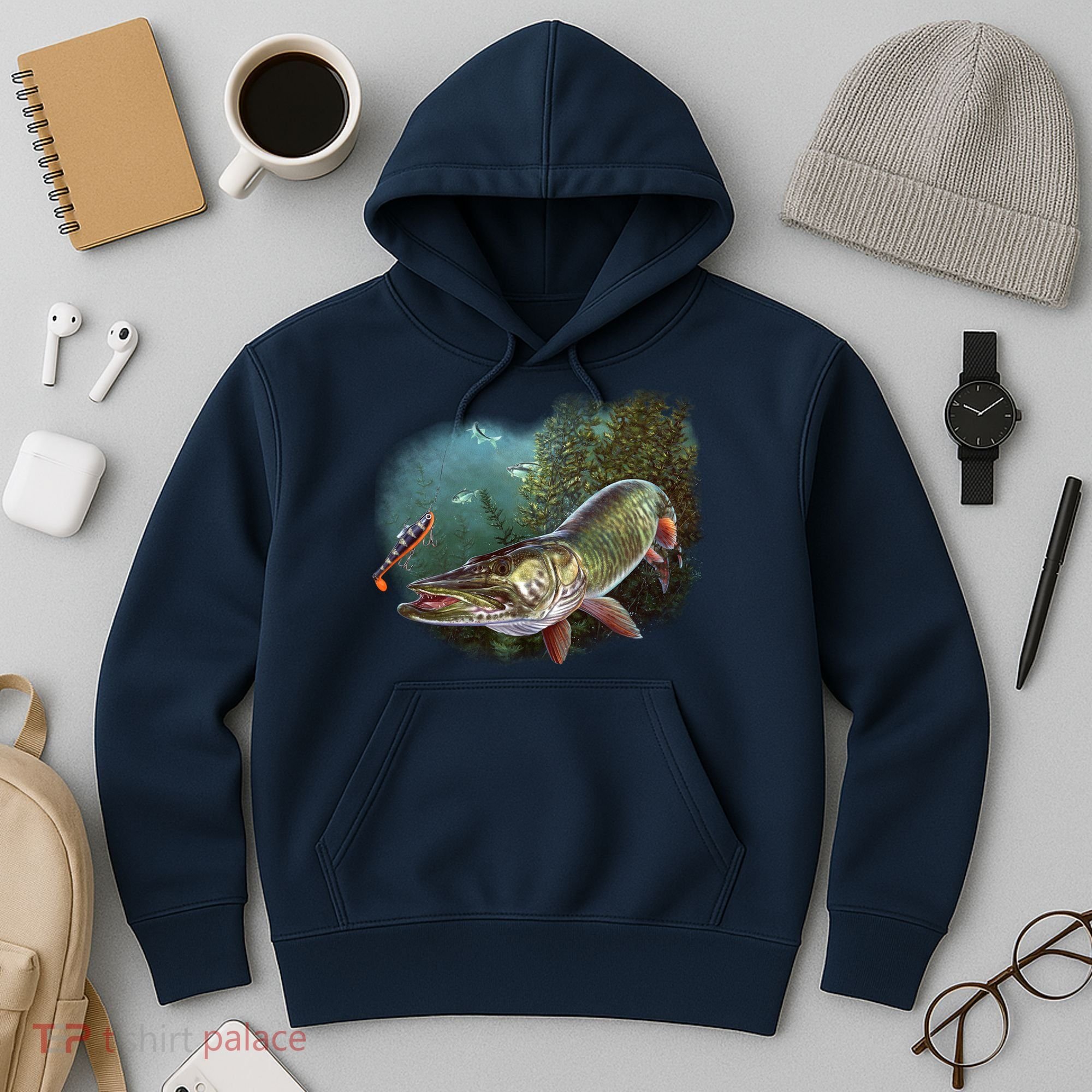 Musky Chase Fishing Hoodie