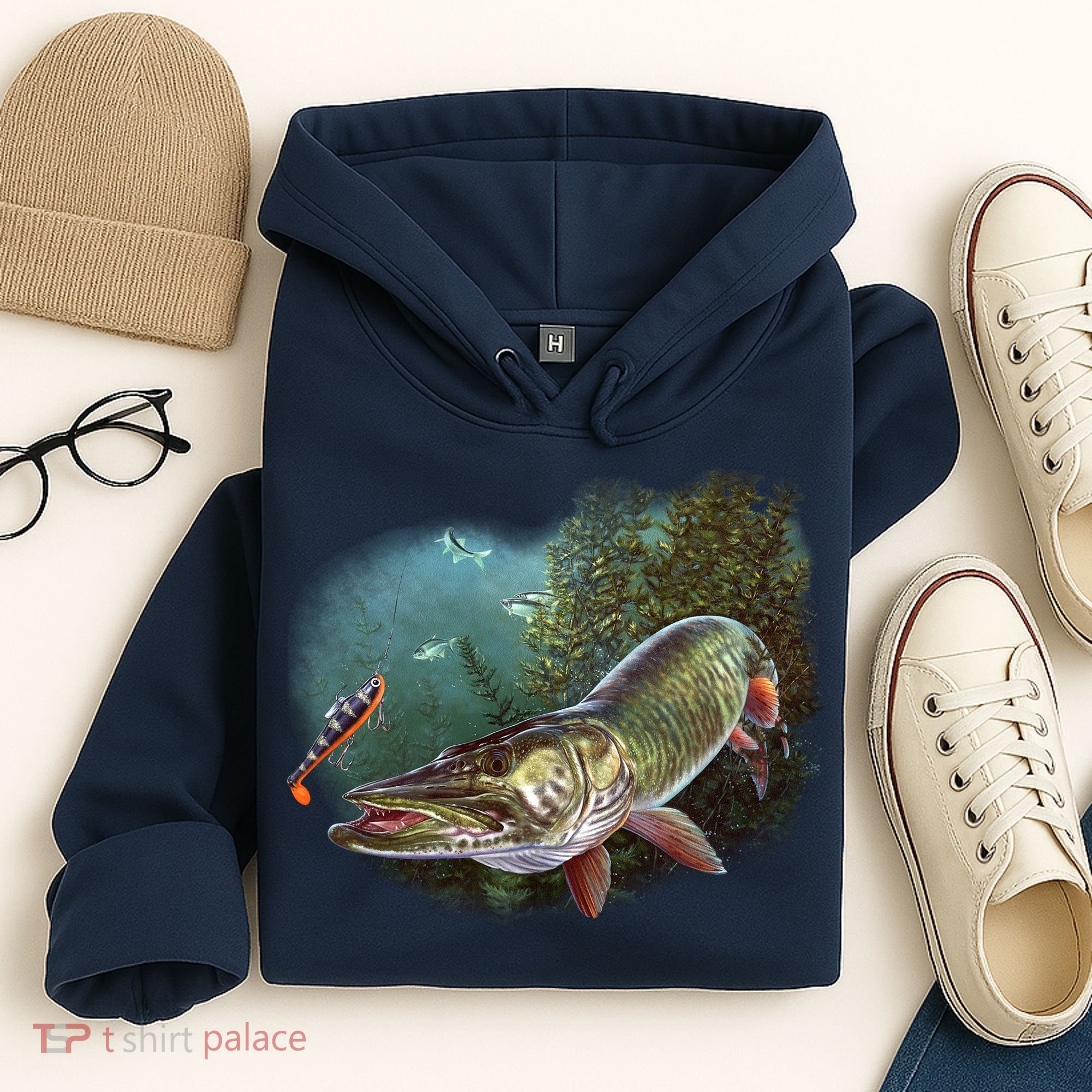 Musky Chase Fishing Hoodie