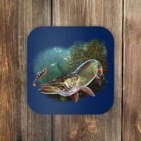 Musky Chase Fishing Coaster thumb 0