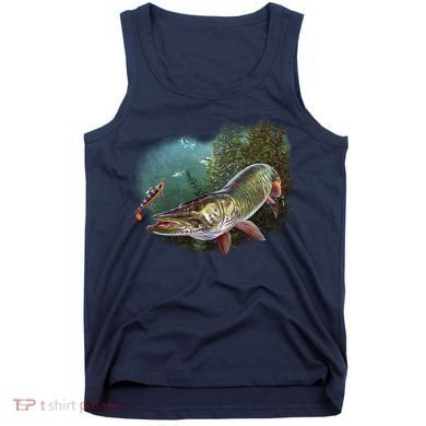 Musky Chase Fishing Tank Top
