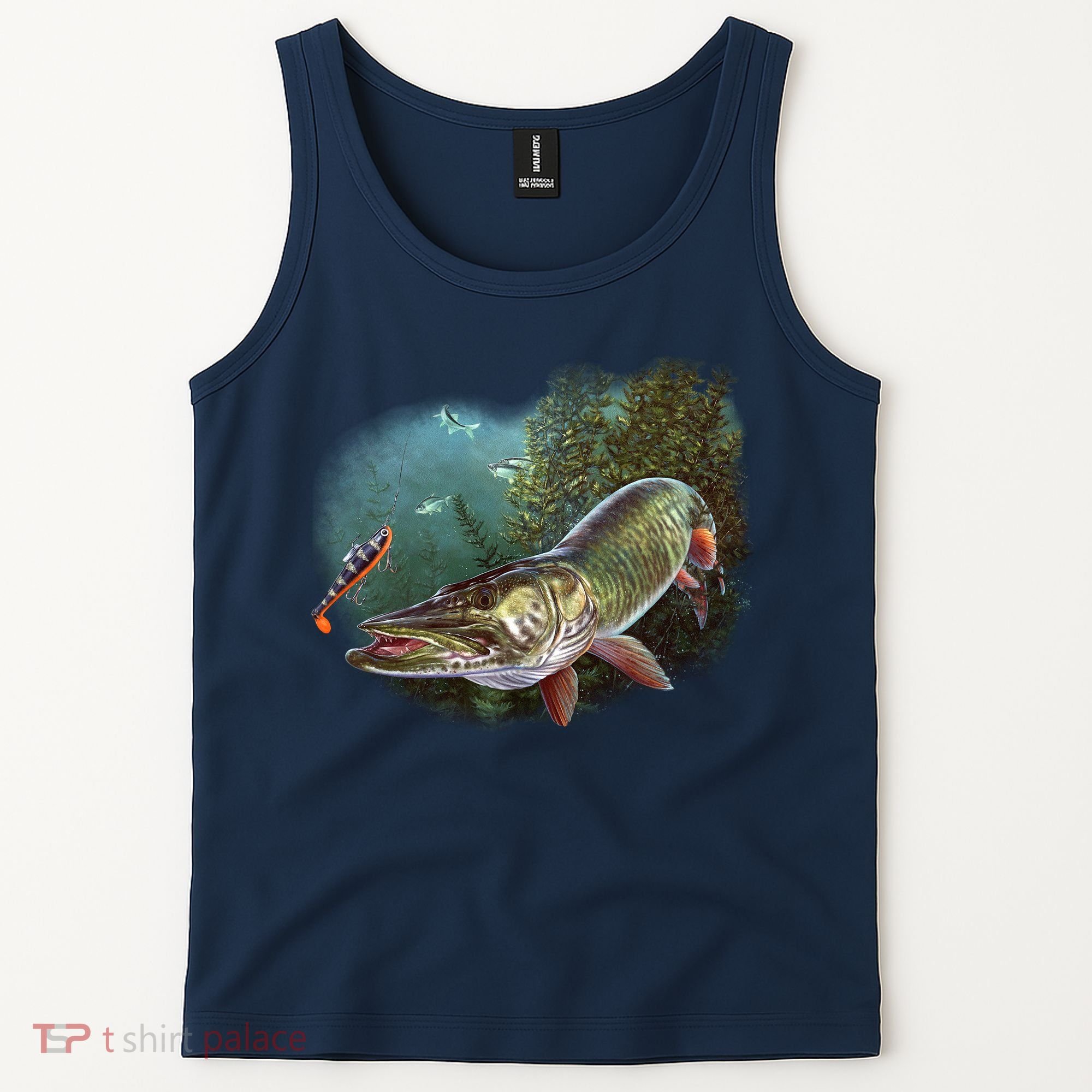 Musky Chase Fishing Tank Top