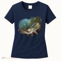 Musky Chase Fishing Women's T-Shirt thumb 0