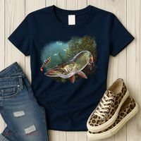 Musky Chase Fishing Women's T-Shirt thumb 3