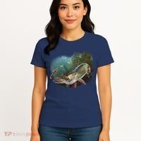 Musky Chase Fishing Women's T-Shirt thumb 4