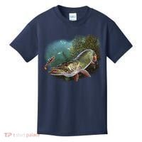 Musky Chase Fishing Kids T-Shirt thumb 0