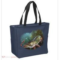 Musky Chase Fishing Tote Bag thumb 2