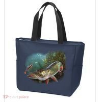 Musky Chase Fishing Tote Bag thumb 3