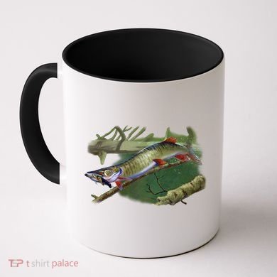 Musky Escape Route Fishing Coffee Mug