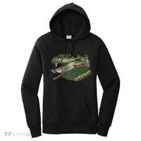 Musky Escape Route Fishing Women's Hoodie thumb 0