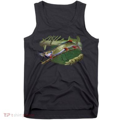 Musky Escape Route Fishing Tank Top