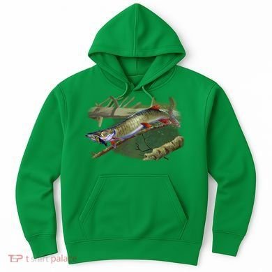 Musky Escape Route Fishing Hoodie