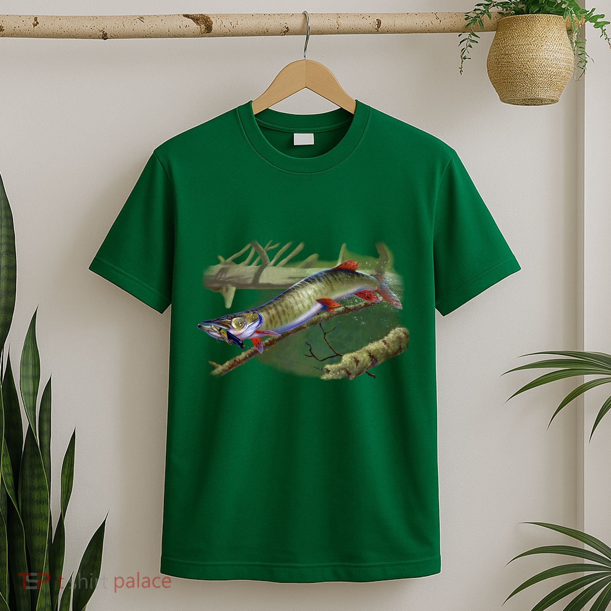 Musky Escape Route Fishing T-Shirt