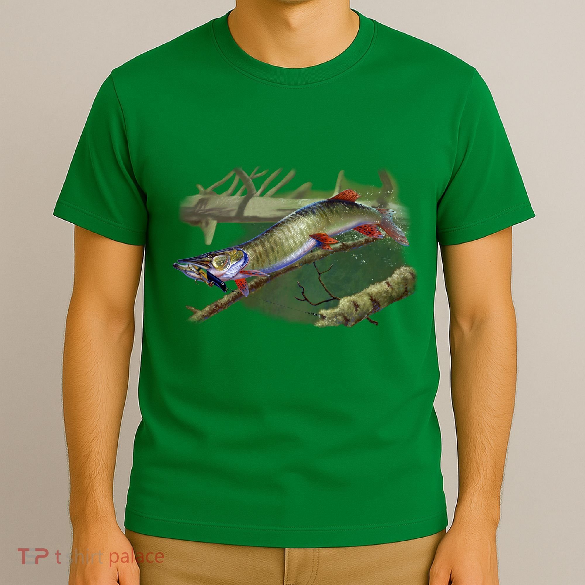 Musky Escape Route Fishing T-Shirt