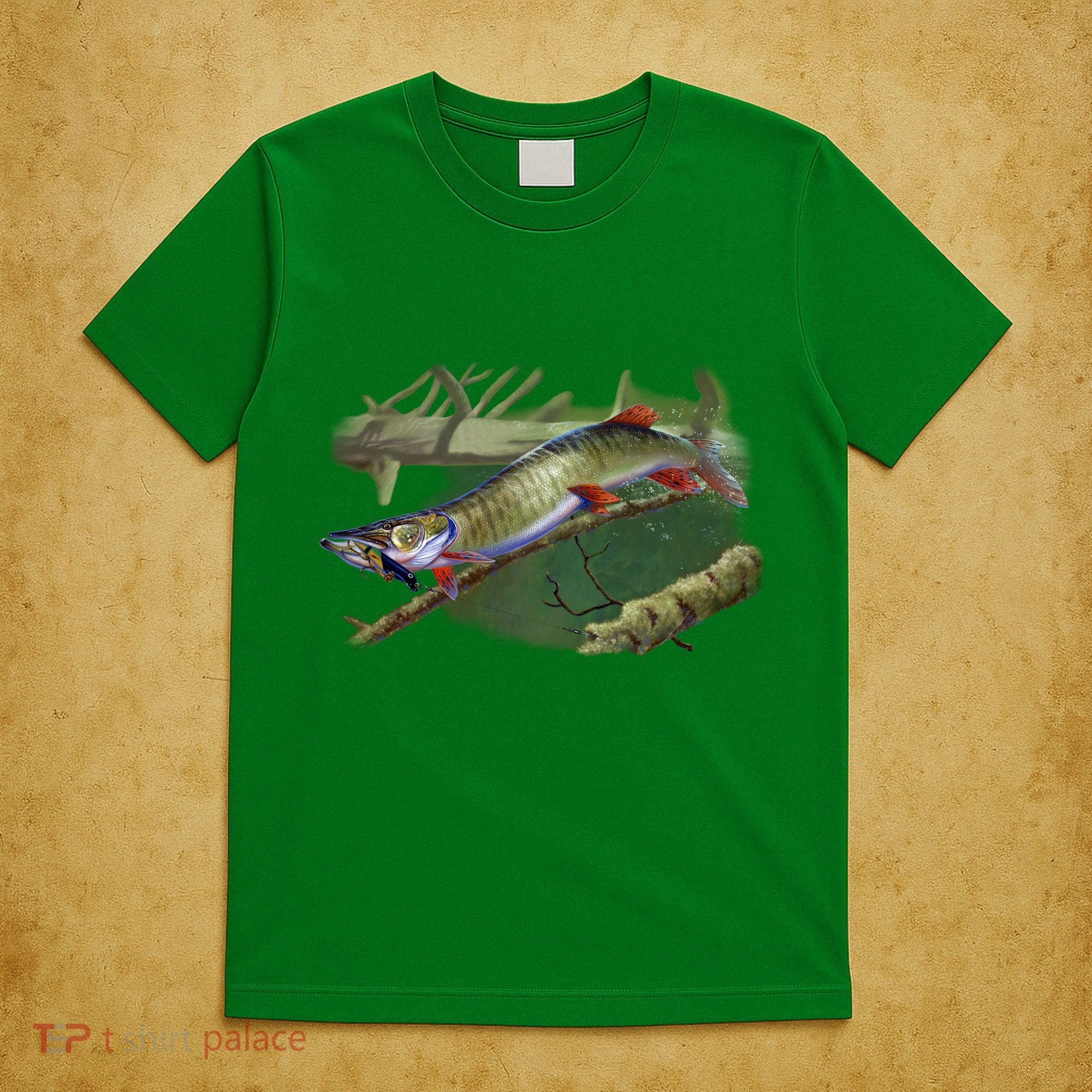 Musky Escape Route Fishing T-Shirt