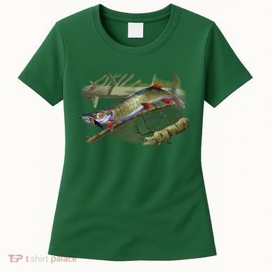 Musky Escape Route Fishing Women's T-Shirt
