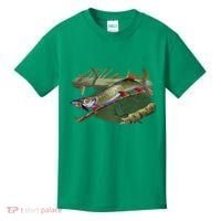 Musky Escape Route Fishing Kids T-Shirt thumb 0
