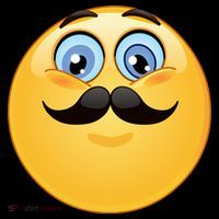 Mustache Emoji Smiley Face Women's Hoodie thumb 2