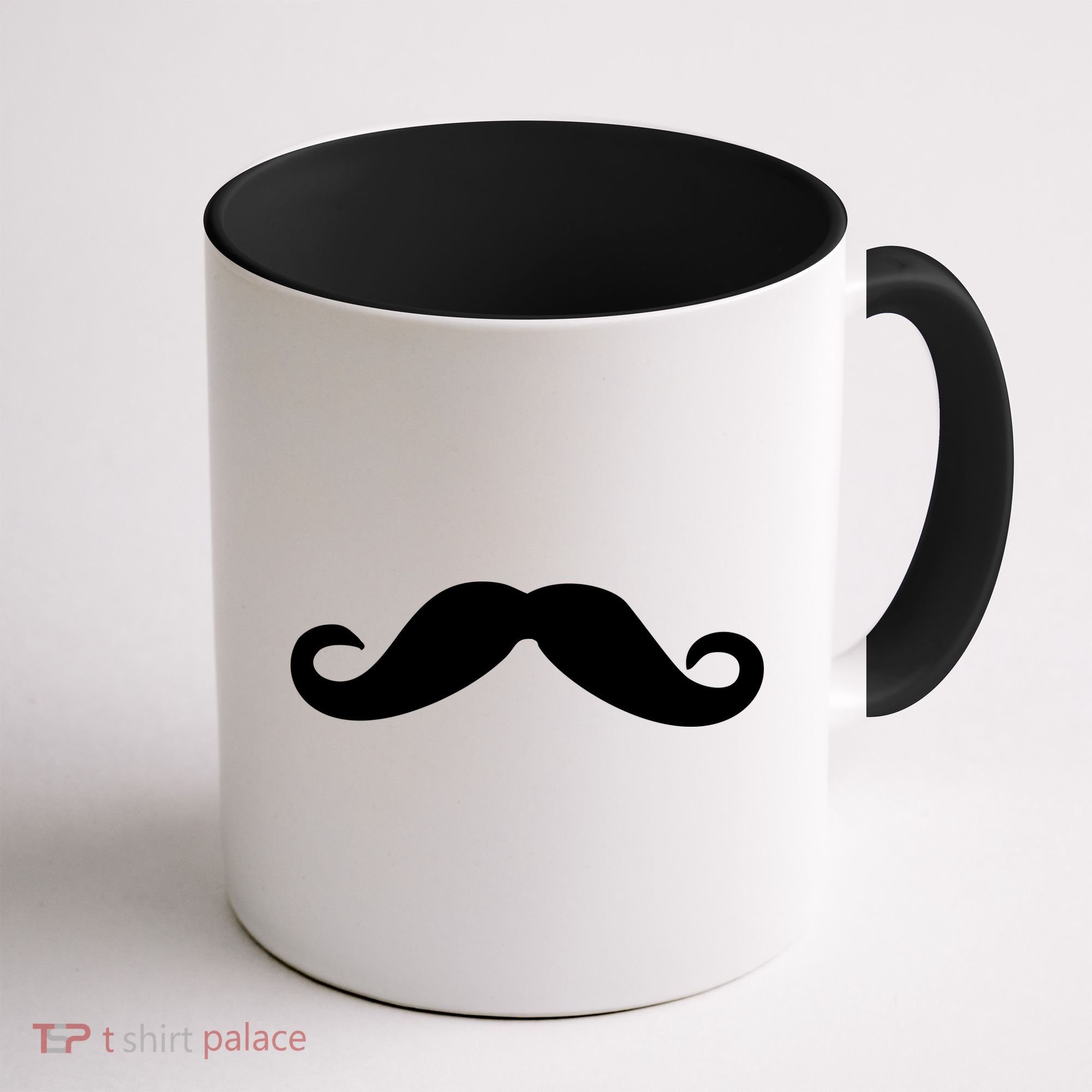 Mustache Logo Coffee Mug