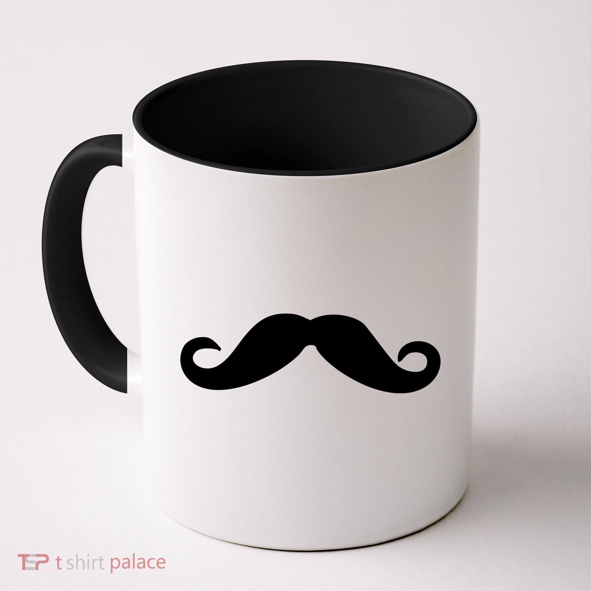 Mustache Logo Coffee Mug