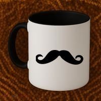 Mustache Logo Coffee Mug thumb 2