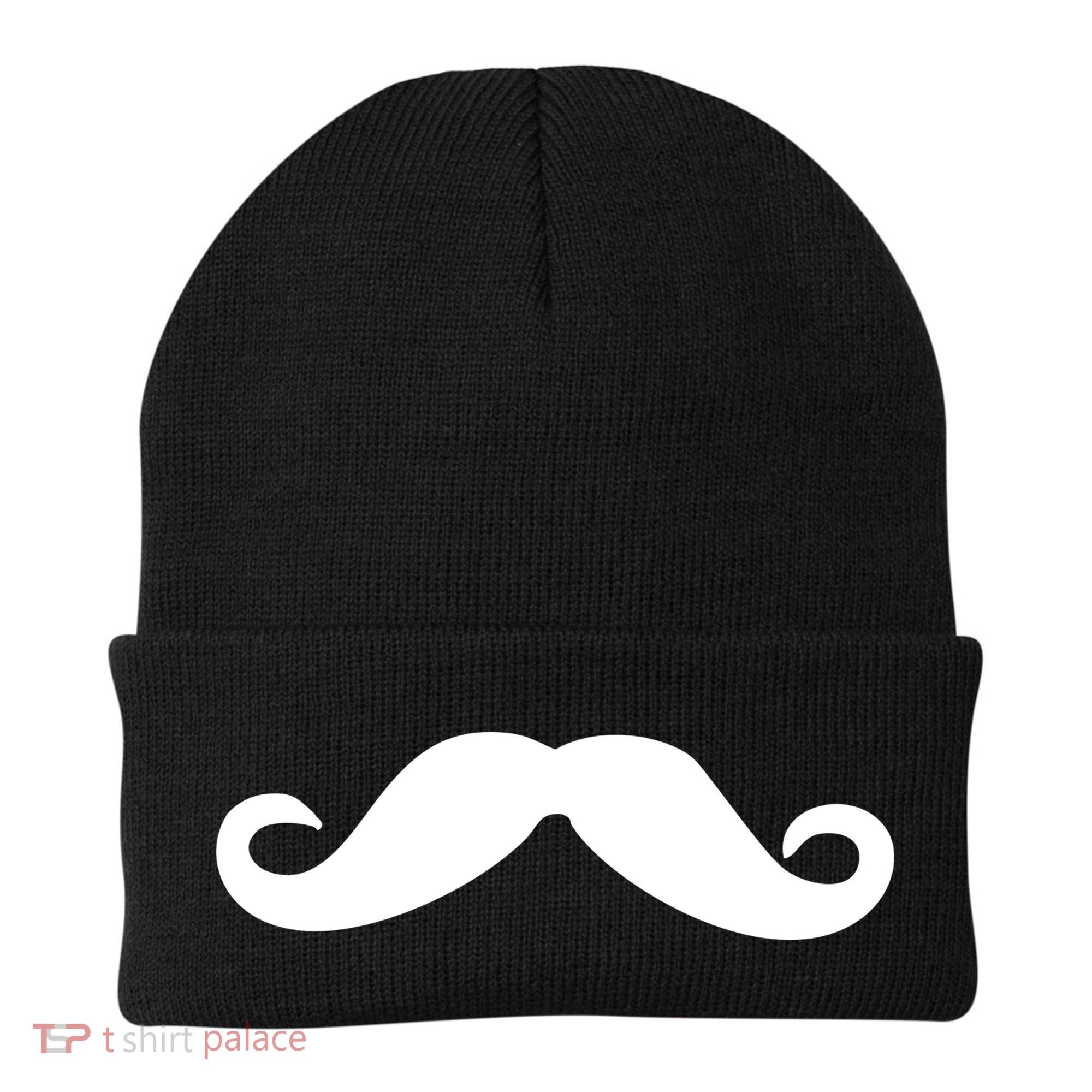 Mustache Logo Beanie