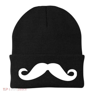 Mustache Logo Beanie