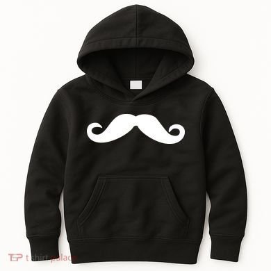 Mustache Logo Kids Hoodie