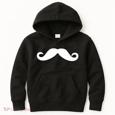 Mustache Logo Kids Hoodie