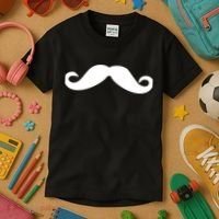 Mustache Logo Kids T-Shirt thumb 3