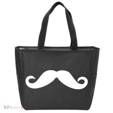 Mustache Logo Tote Bag