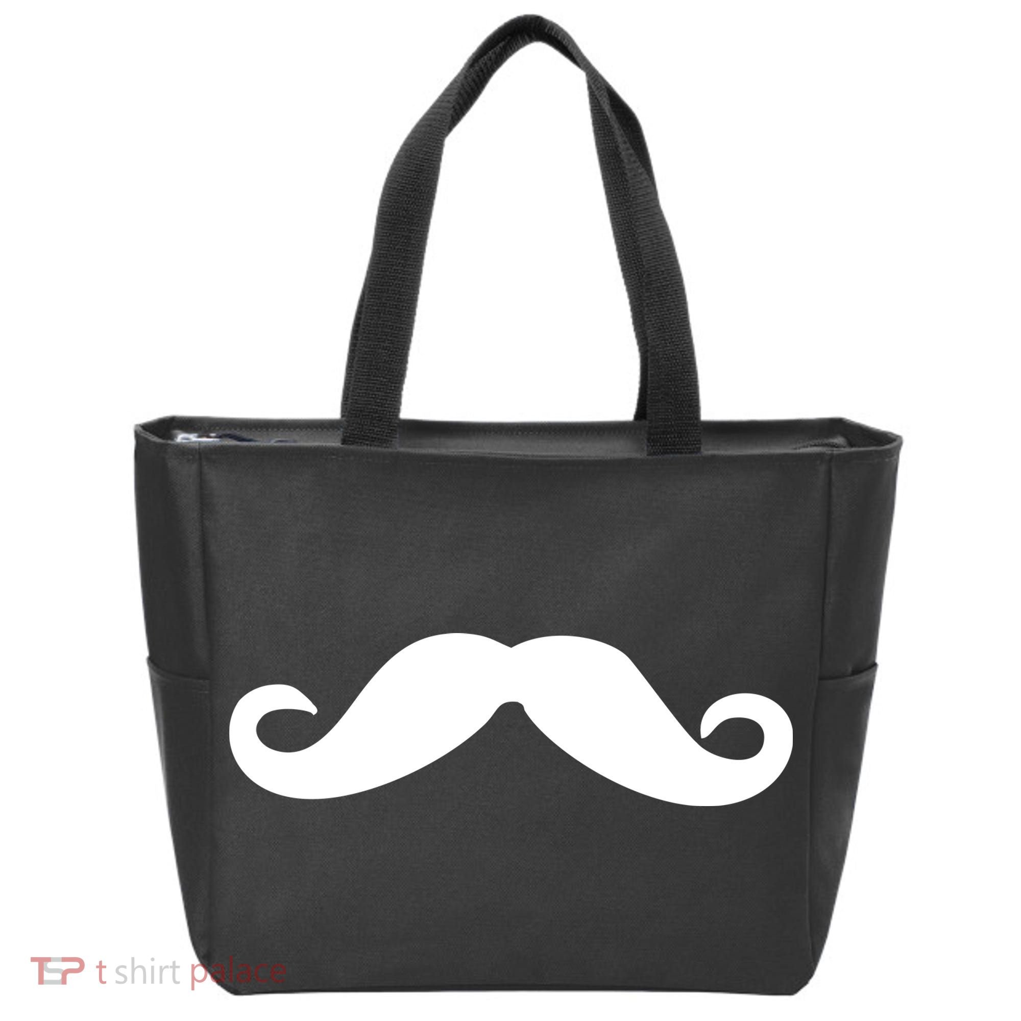 Mustache Logo Tote Bag