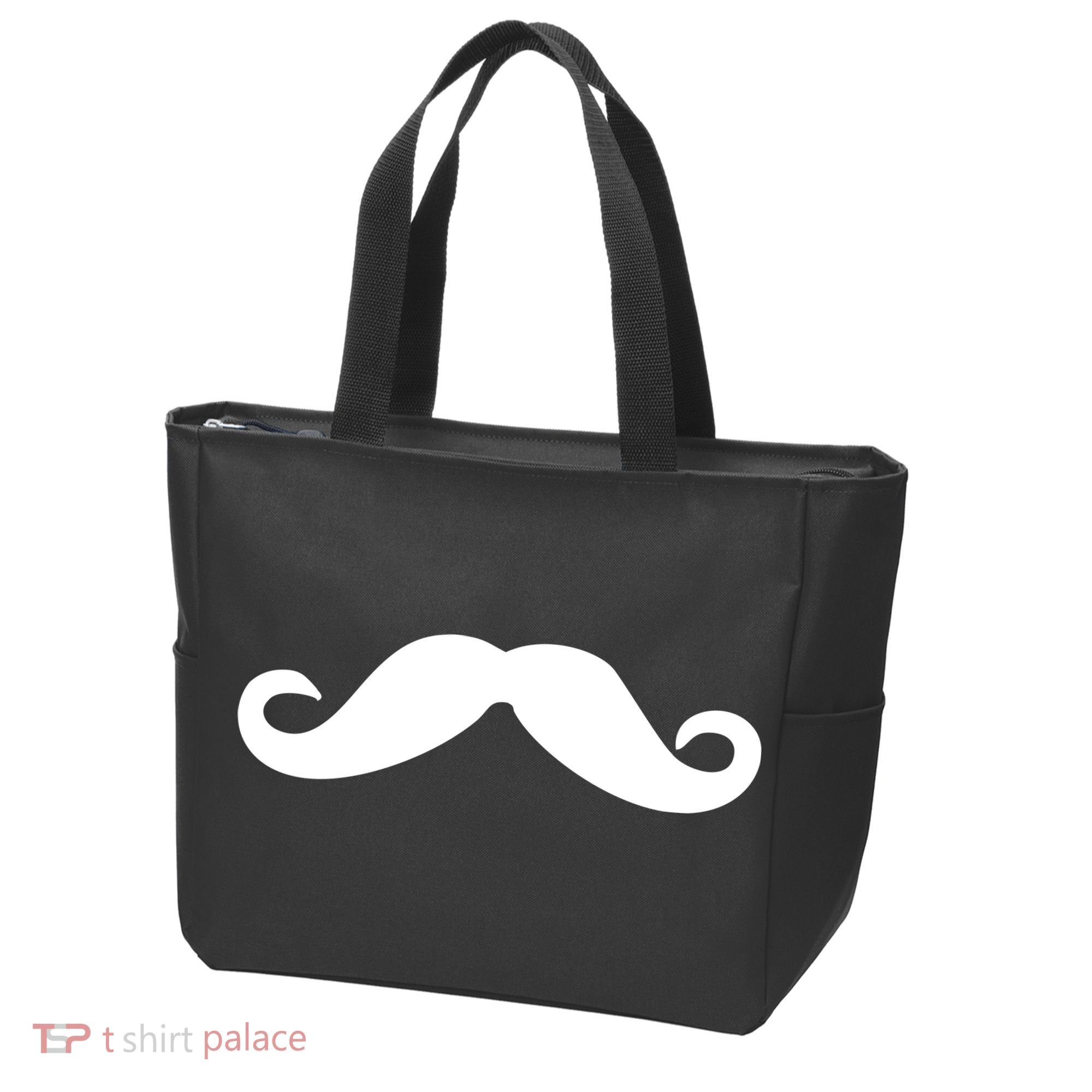 Mustache Logo Tote Bag