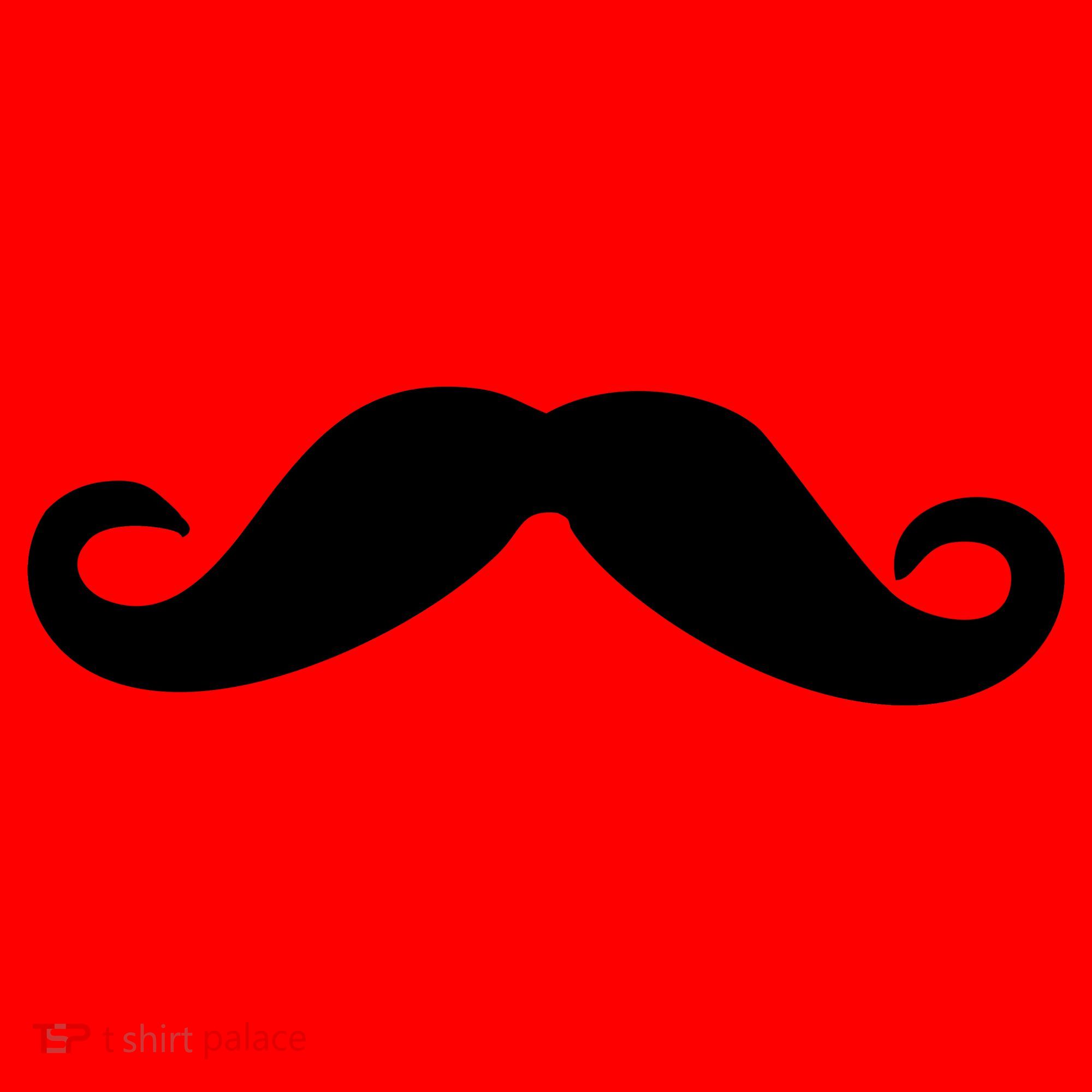 Mustache Logo Santa Hat