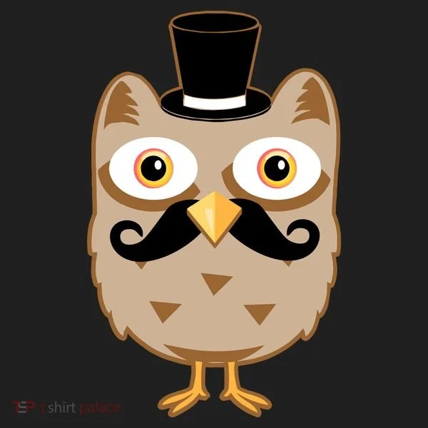Mustache Owl With Hat Tumbler