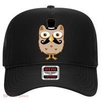 Mustache Owl With Hat Hat thumb 0